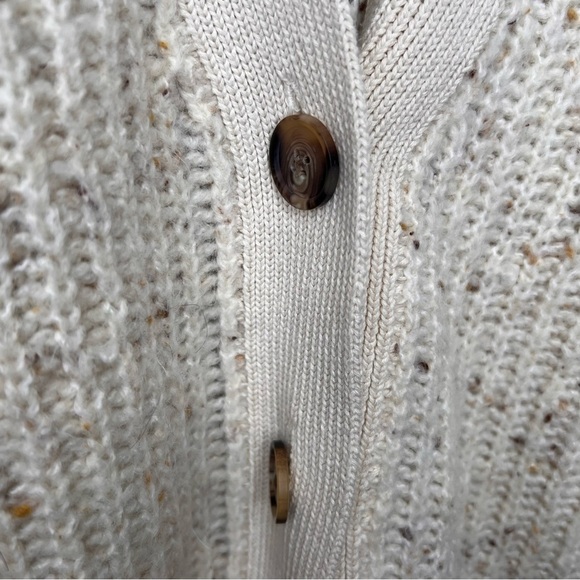 Old Navy Shaker-Stitch Button-Front Speckled Cardigan Sweater Size XXL Oversized - Picture 8 of 12